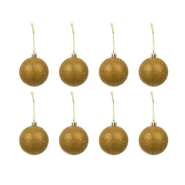 Ruhhy Kerstboomballen Set van 100 stuks - Incl. Ster - Goud