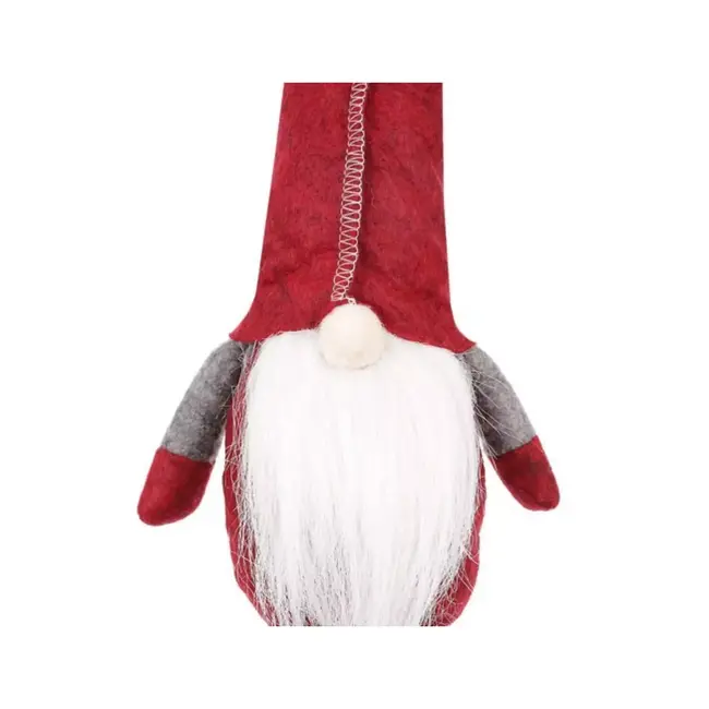 Ruhhy Kabouter - Zitttend - Kunststof - Rood