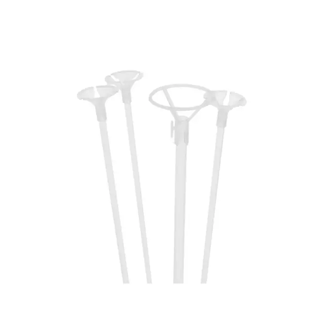 Malatec Ballonstandaard - 70 cm - Kunststof - Wit