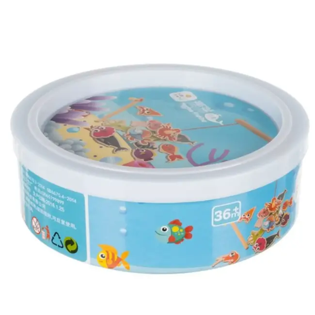 Kruzzel Magnetisch Visspel - 22-Delige Houten Speelset voor Kinderen