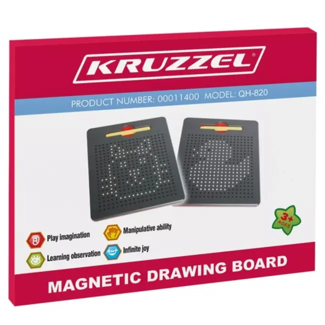 Kruzzel Magnetisch Tekenbord - Veilig en Creatief Plezier voor Kinderen