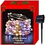 Ruhhy Zonne-kerstboomlichtjes - draadjes 100 LED multicolor