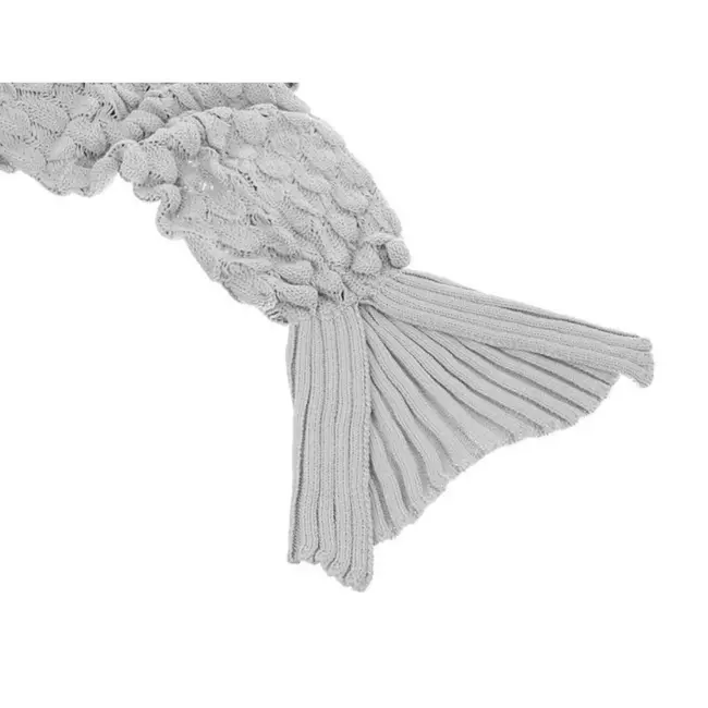 Ruhhy De Staart van de Zeemeermin - XXL - Acrylvezel - Grijs