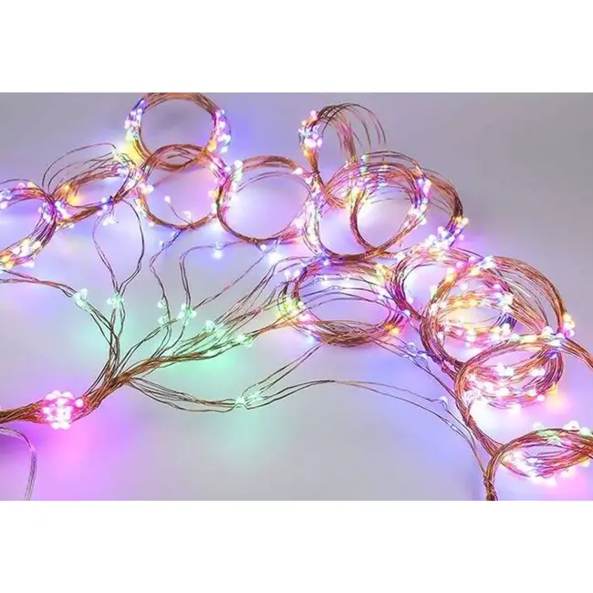 Ruhhy Lampjes 200 LED - engelenhaar - multicolor 12V