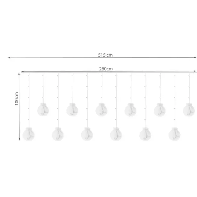 Ruhhy LED Lichtgordijn: Sfeervolle Verlichting voor Elk Moment