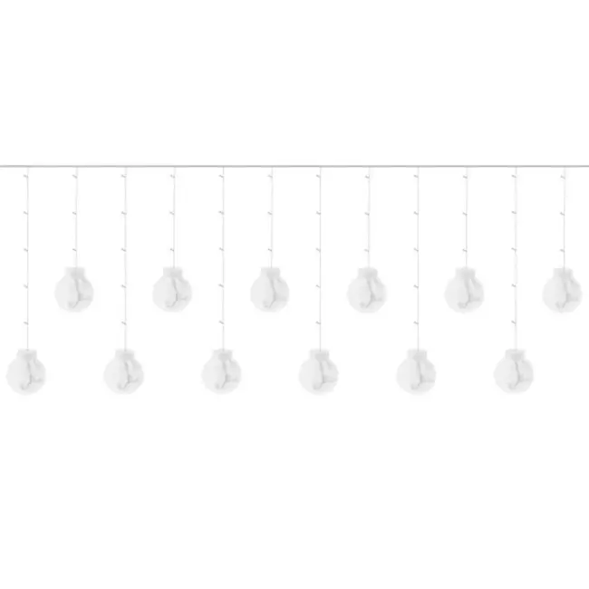 Ruhhy LED Lichtgordijn: Creëer een Sfeervolle Warmwitte Gloed