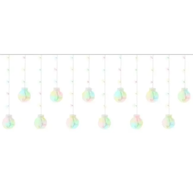 Ruhhy Multicolor LED Lichtgordijn: Kleurrijk Licht voor Elke Gelegenheid