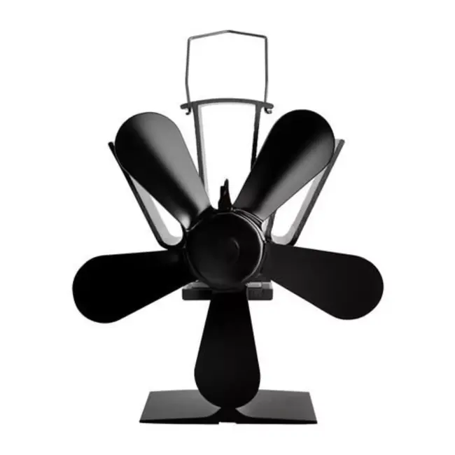 Kaminer 5-Bladige Haardventilator: Efficiënte Warmteverspreiding Zonder Elektriciteit