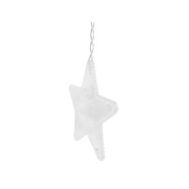 Ruhhy LED Lichtgordijn 136 LEDs - Koud Wit voor Magische Momenten