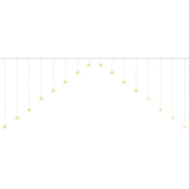 Ruhhy Gordijnverlichting 136 LEDs - Kleurrijk Licht voor Feestelijke Avonden