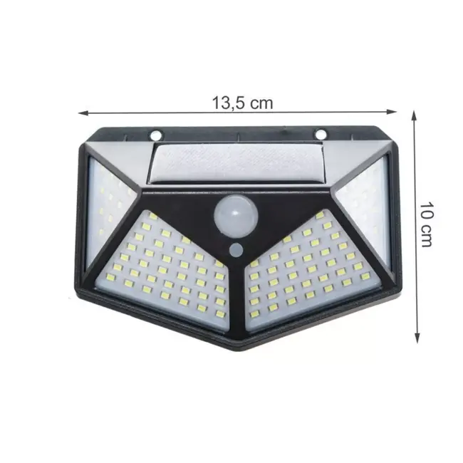 Izoxis Solar Lamp met Bewegingssensor - 100 LEDs - Veilige Buitenverlichting