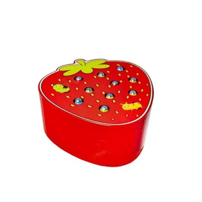 Kruzzel Houten Aardbei Spel - Perfect voor Jonge Ontdekkers
