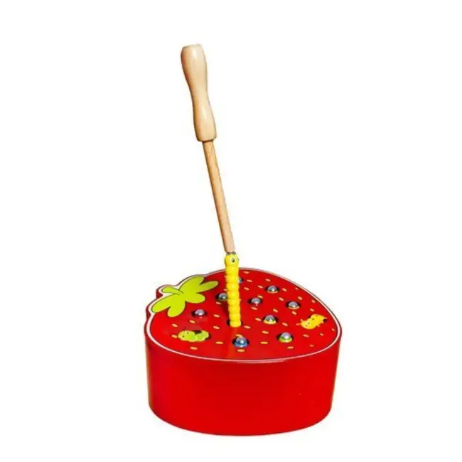 Kruzzel Houten Aardbei Spel - Perfect voor Jonge Ontdekkers