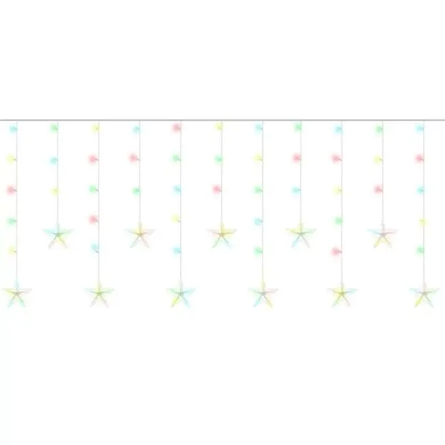 Ruhhy  Multicolor LED Gordijnverlichting 108 LEDs - Veilig en Sfeervol