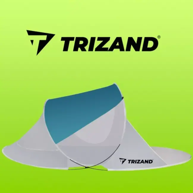Trizand Strandtent 220x120x90cm: Perfect voor Zonnige Stranddagen