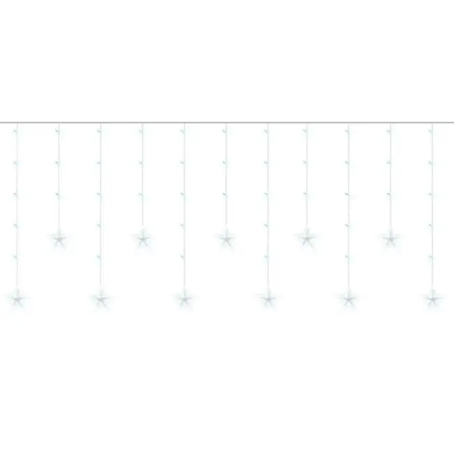 Ruhhy LED Gordijnverlichting 108 LEDs - Koele Wit voor Feestdagen