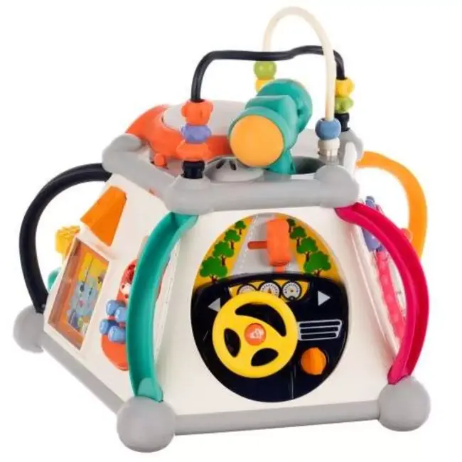 Kruzzel Multifunctionele Educatieve Speelkubus - Leer Spelenderwijs!