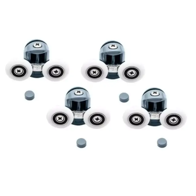 Ruhhy Douchecabine Wielen Set van 8 – Vloeiende Deurbeweging!