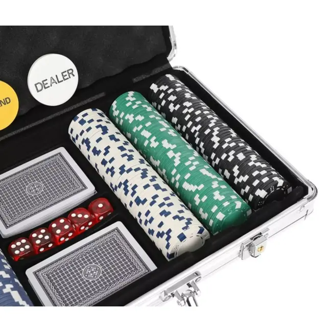 Ruhhy Poker Set - 300 Chips in Aluminium Koffer