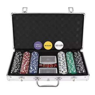 Ruhhy Poker Set - 300 Chips in Aluminium Koffer