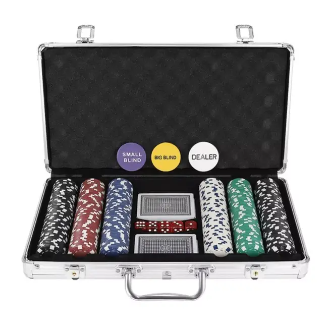 Ruhhy Poker Set - 300 Chips in Aluminium Koffer