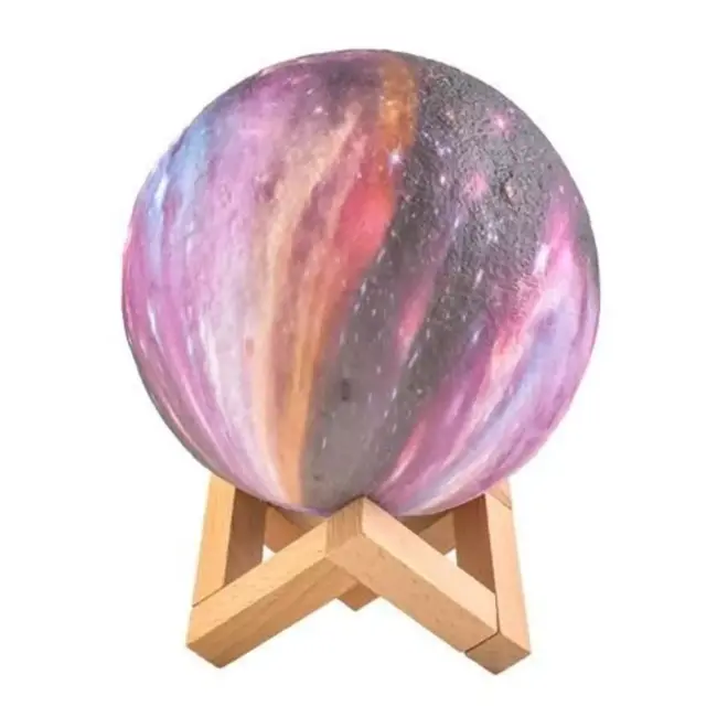 Ruhhy  Maanlamp 15cm - 16 Kleuren met Afstandsbediening voor Sfeervolle Verlichting