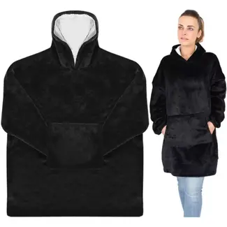Ruhhy Hoodie Deken - Ultieme Warmte & Comfort - XXL Sherpa Deken voor Iedereen