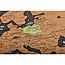 Malatec Luxe Wereldkaart Kraskaart - Goud/Zwart 82x59 cm - Reislog en Wanddecor