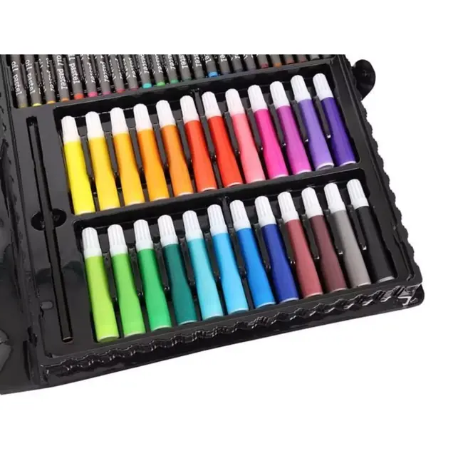 Maaleo Schilderset in Koffer - Junior - 168 stuks - Zwart