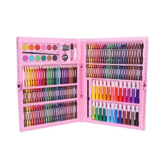 Maaleo Schilderset in Koffer - Junior - 168 stuks - Roze