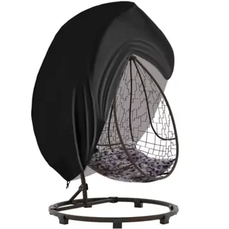 Gardlov Dubbele Hoes voor Tuinmand - 450 x 155 cm - Zwart