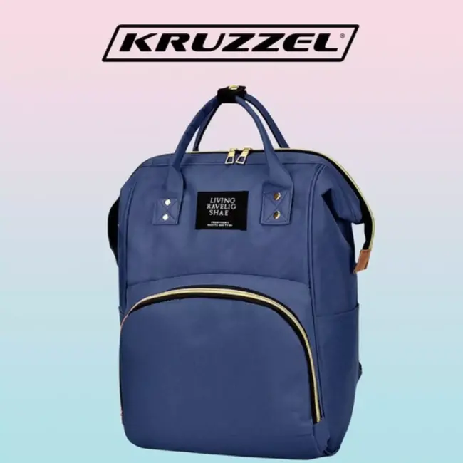 Kruzzel Tas voor de Kinderwagen - 30 liter - Blauw