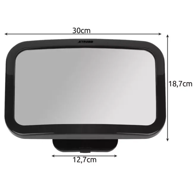 Xtrobb Kind Observatie Spiegel - Stabiele Bevestiging en Breed Zichtveld
