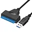 Izoxis USB naar SATA 3.0 Adapter - Snelle Dataoverdracht & Plug & Play