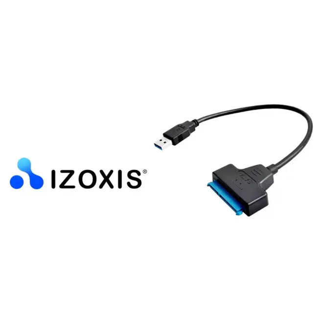 Izoxis USB naar SATA 3.0 Adapter - Snelle Dataoverdracht & Plug & Play