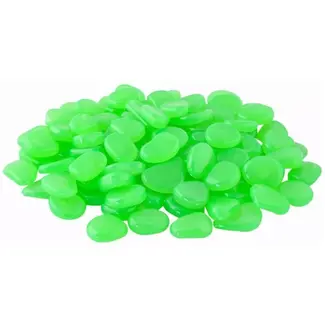 Gardlov Glow-in-the-dark Stenen - set van 100 stuks - Groen