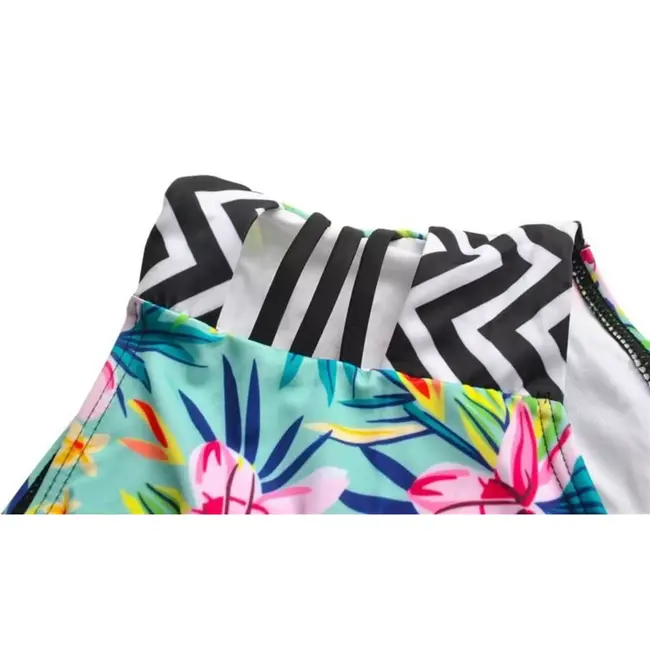 Ruhhy Hoge Taille Badpak - Maat S - Print