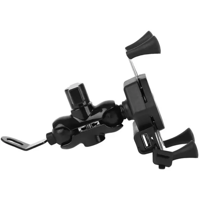 Trizand Telefoonhouder voor Motorfiets met USB Oplader: Altijd Verbonden