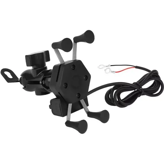 Trizand Telefoonhouder voor Motorfiets met USB Oplader: Altijd Verbonden