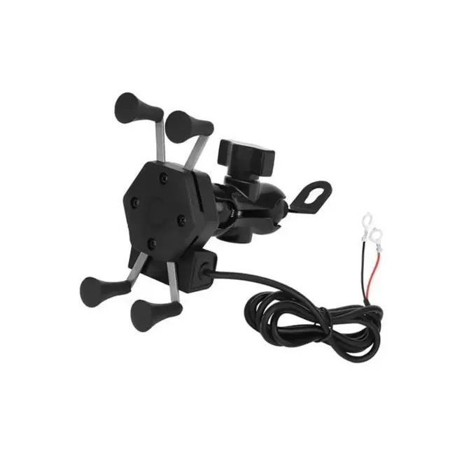 Trizand Telefoonhouder voor Motorfiets met USB Oplader: Altijd Verbonden