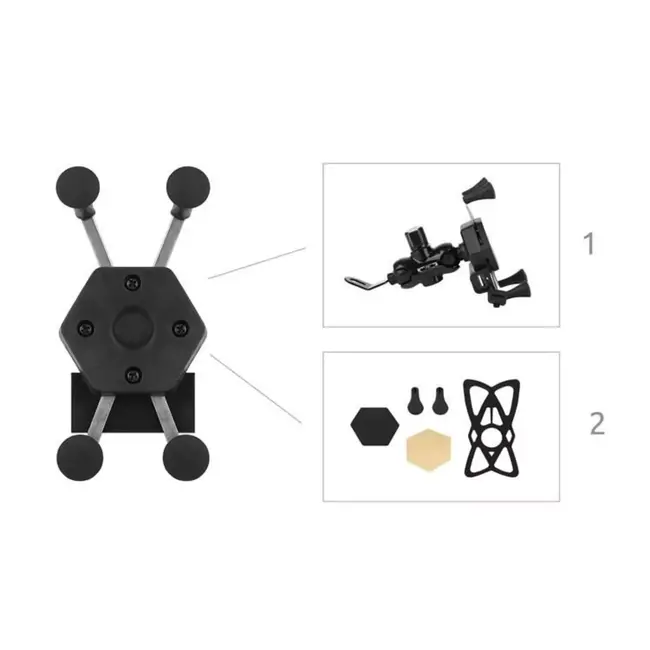Trizand Telefoonhouder voor Motorfiets met USB Oplader: Altijd Verbonden