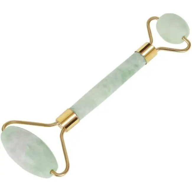 Ruhhy Jadeïet Gezichtsmasseerder - 14 x5 cm - Hygiënisch & Duurzaam