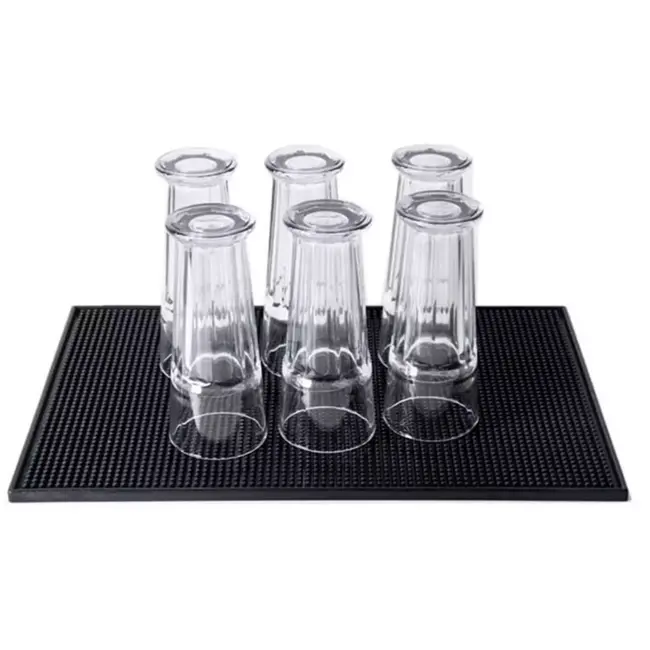 Ruhhy Afdruiprek voor Vaatwerk - 45 x 30 x 1 cm - Zwart