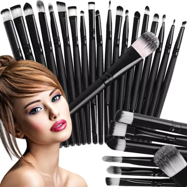 Soulima Make-up Borstels 20 Stuks: Voor Elke Look de Juiste Tool!