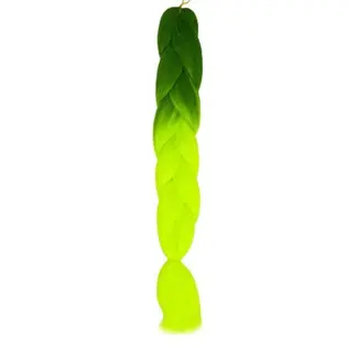 Ruhhy Synthetische Vlechten Ombre Groen/Neon W10344 - Trendy Haar Makeover