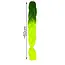 Ruhhy Synthetische Vlechten Ombre Groen/Neon W10344 - Trendy Haar Makeover