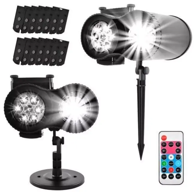 Ruhhy LED-Projector voor Feestdagen - 12 Verschillende Dia's voor Elk Seizoen