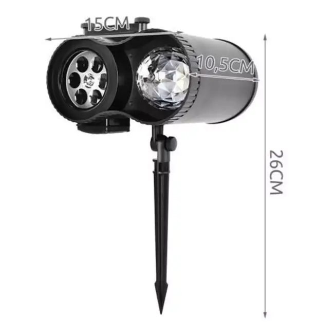 Ruhhy LED-Projector voor Feestdagen - 12 Verschillende Dia's voor Elk Seizoen