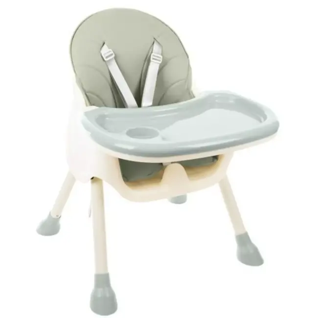 Kruzzel 3-in-1 Babyvoedingsstoel: Veilig & Stijlvol - Lichtgroen