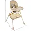 Kruzzel 3-in-1 Babyvoedingsstoel: Veilig & Stijlvol - Beige